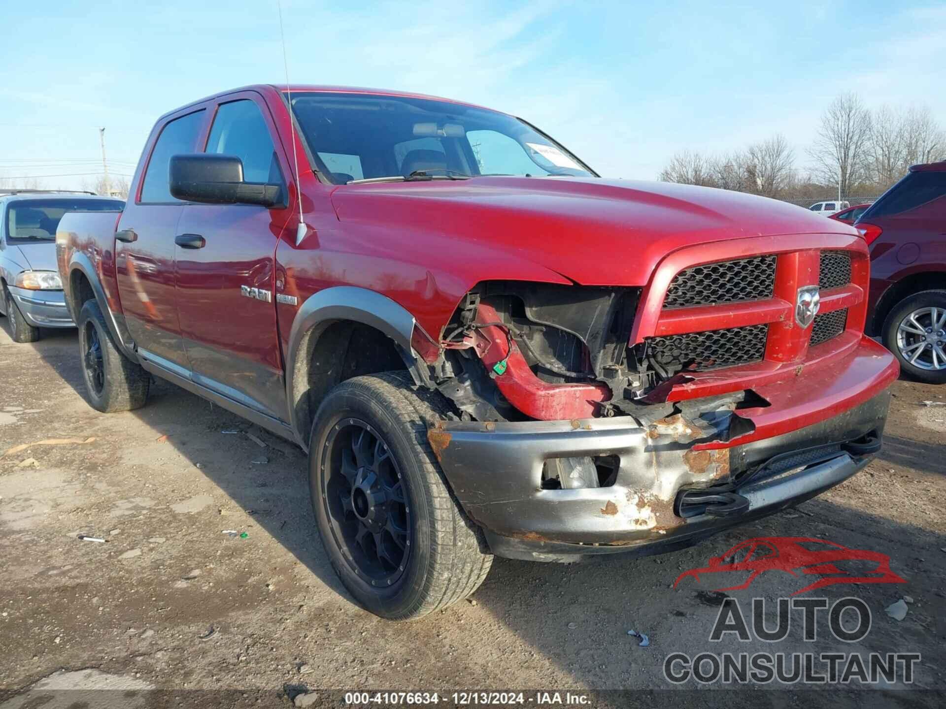 DODGE RAM 1500 2010 - 1D7RV1CT8AS104154