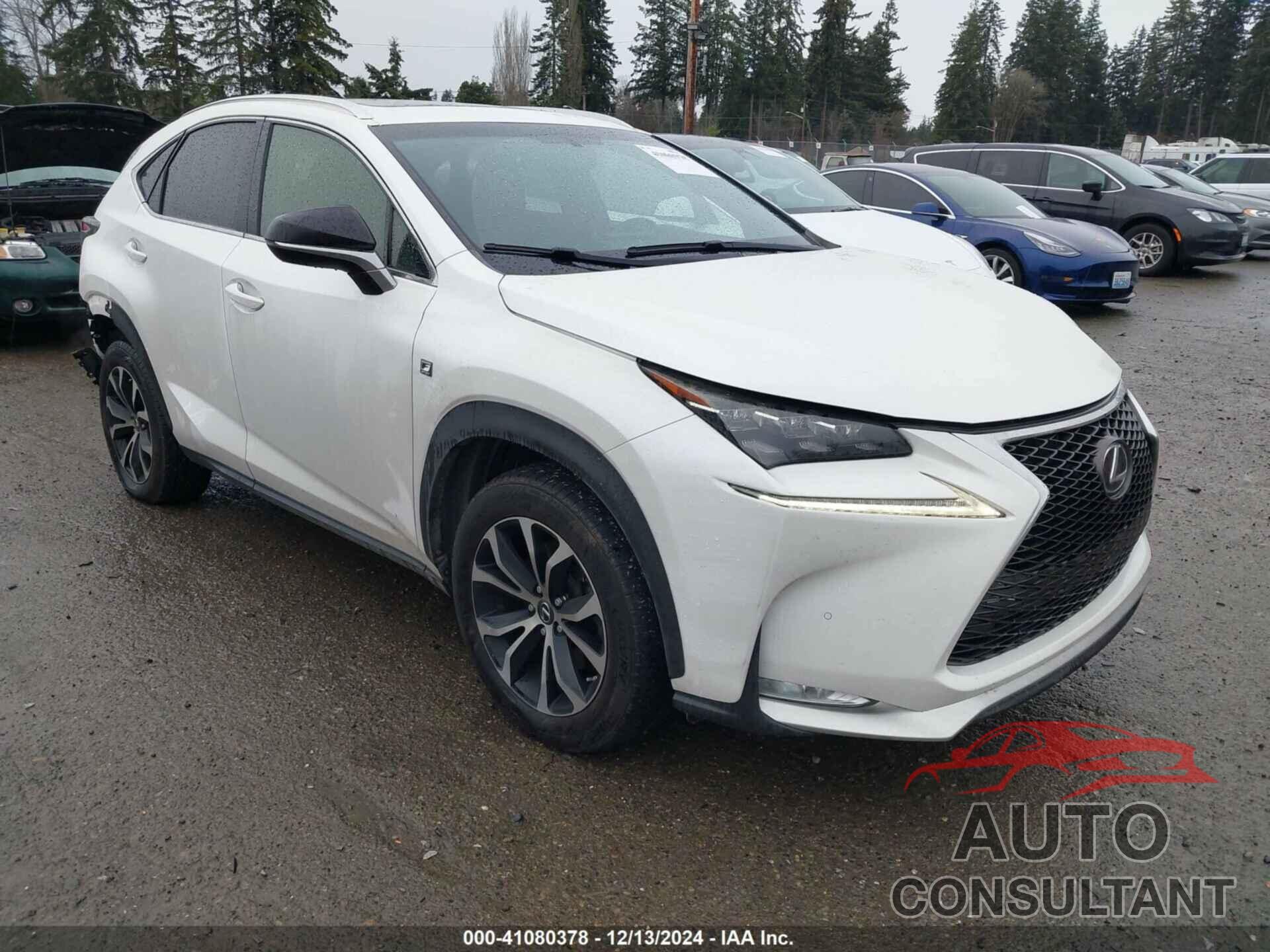 LEXUS NX 200T 2015 - JTJBARBZ3F2038130