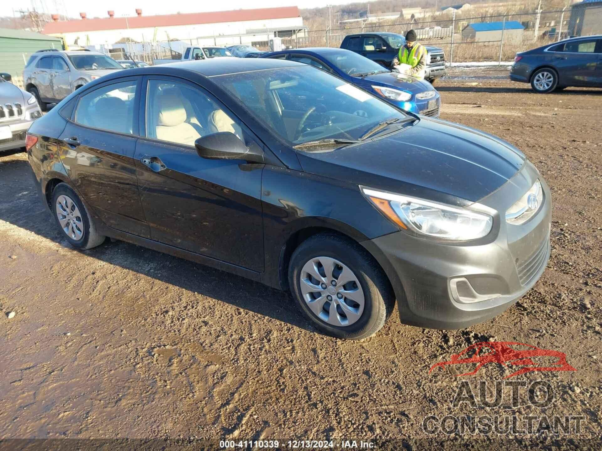 HYUNDAI ACCENT 2017 - KMHCT4AE9HU390621