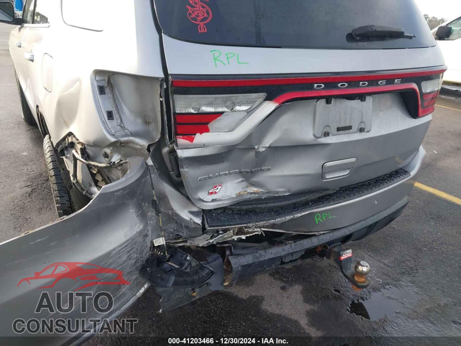 DODGE DURANGO 2018 - 1C4RDJAG0JC276305