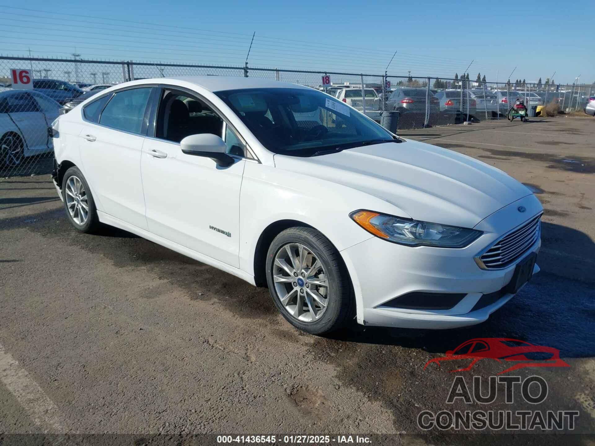 FORD FUSION HYBRID 2017 - 3FA6P0LU3HR355170