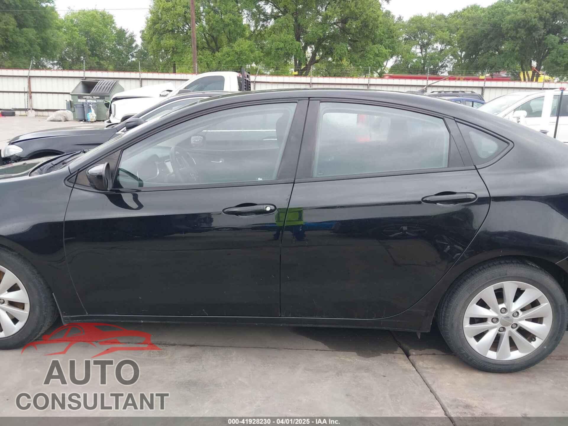 DODGE DART 2015 - 1C3CDFDH7FD127953