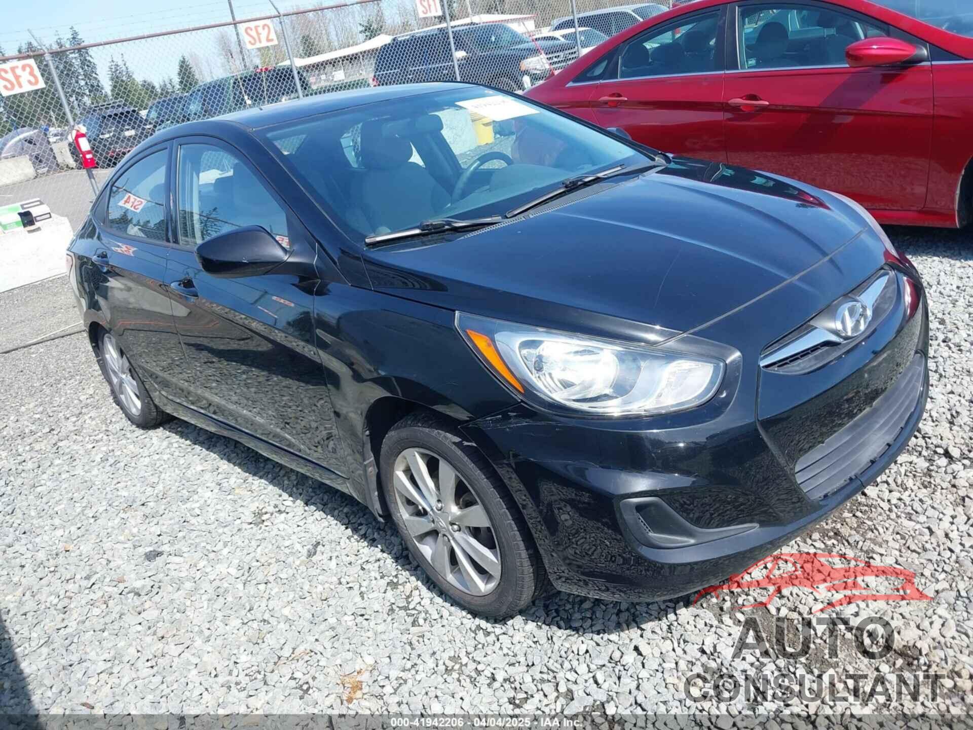 HYUNDAI ACCENT 2013 - KMHCT4AE4DU276228