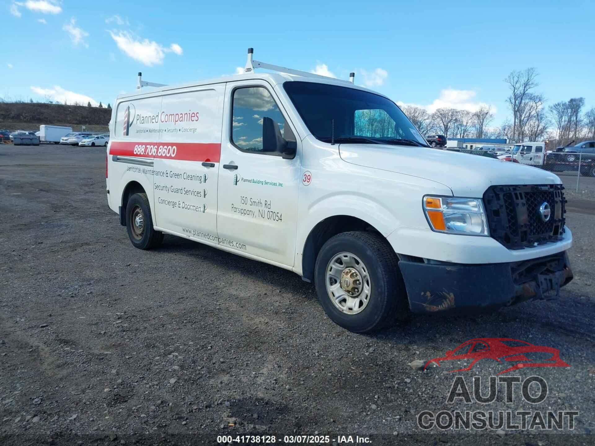 NISSAN NV CARGO NV1500 2014 - 1N6BF0KL2EN106259