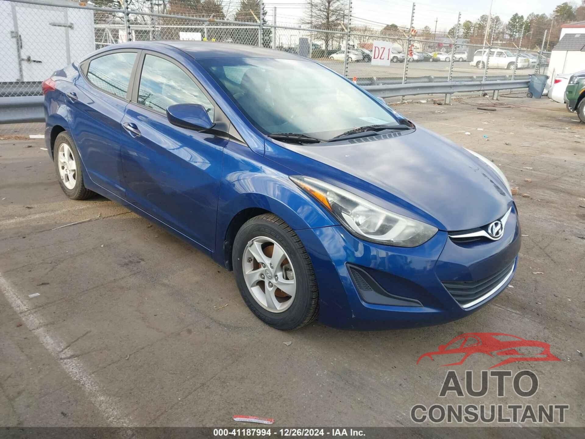 HYUNDAI ELANTRA 2015 - 5NPDH4AE0FH578560