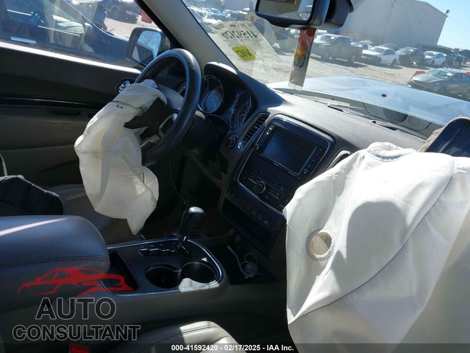 DODGE DURANGO 2012 - 1C4RDHDG4CC130416