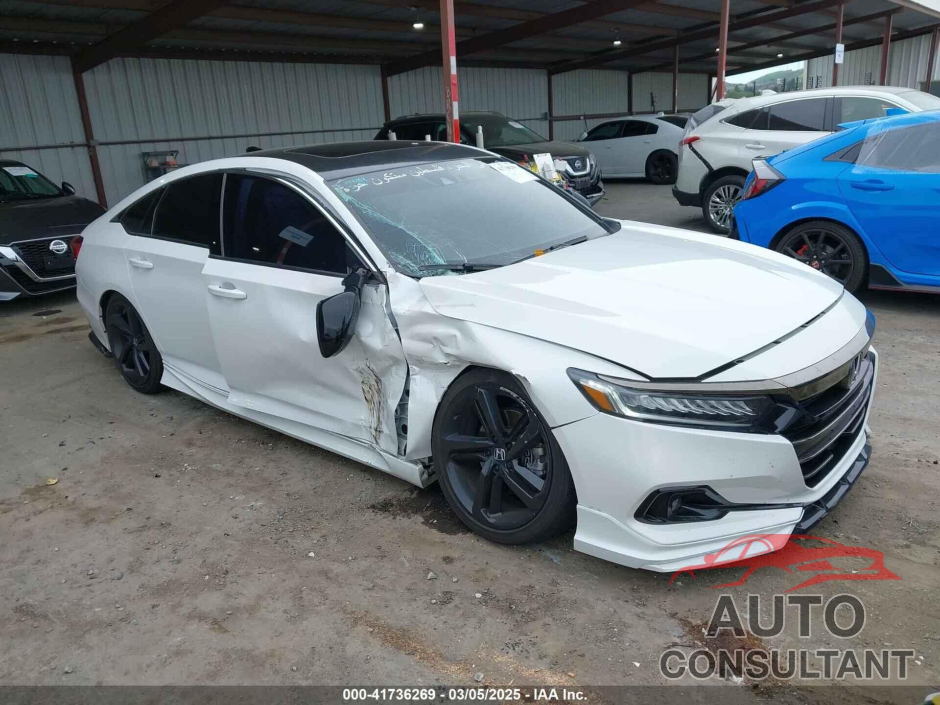 HONDA ACCORD 2021 - 1HGCV2F34MA002962