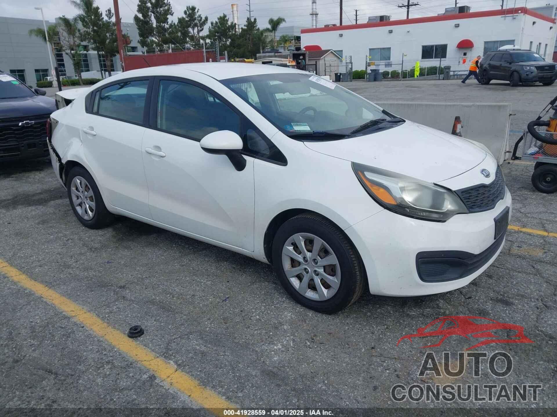 KIA RIO 2012 - KNADM4A31C6089842