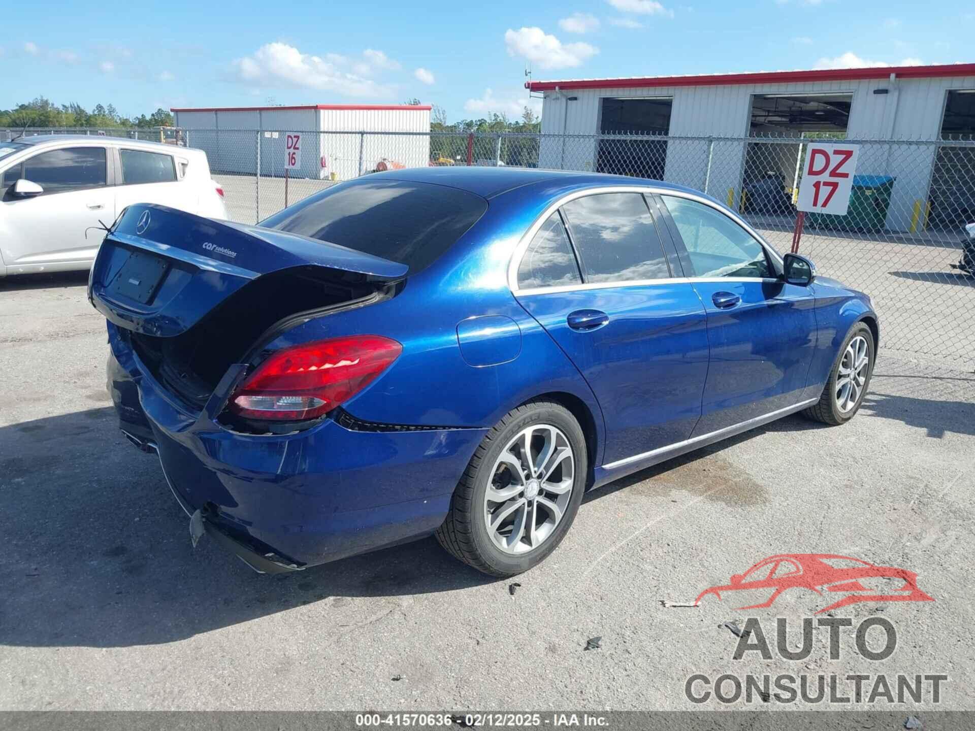 MERCEDES-BENZ C 300 2017 - 55SWF4JB3HU187584