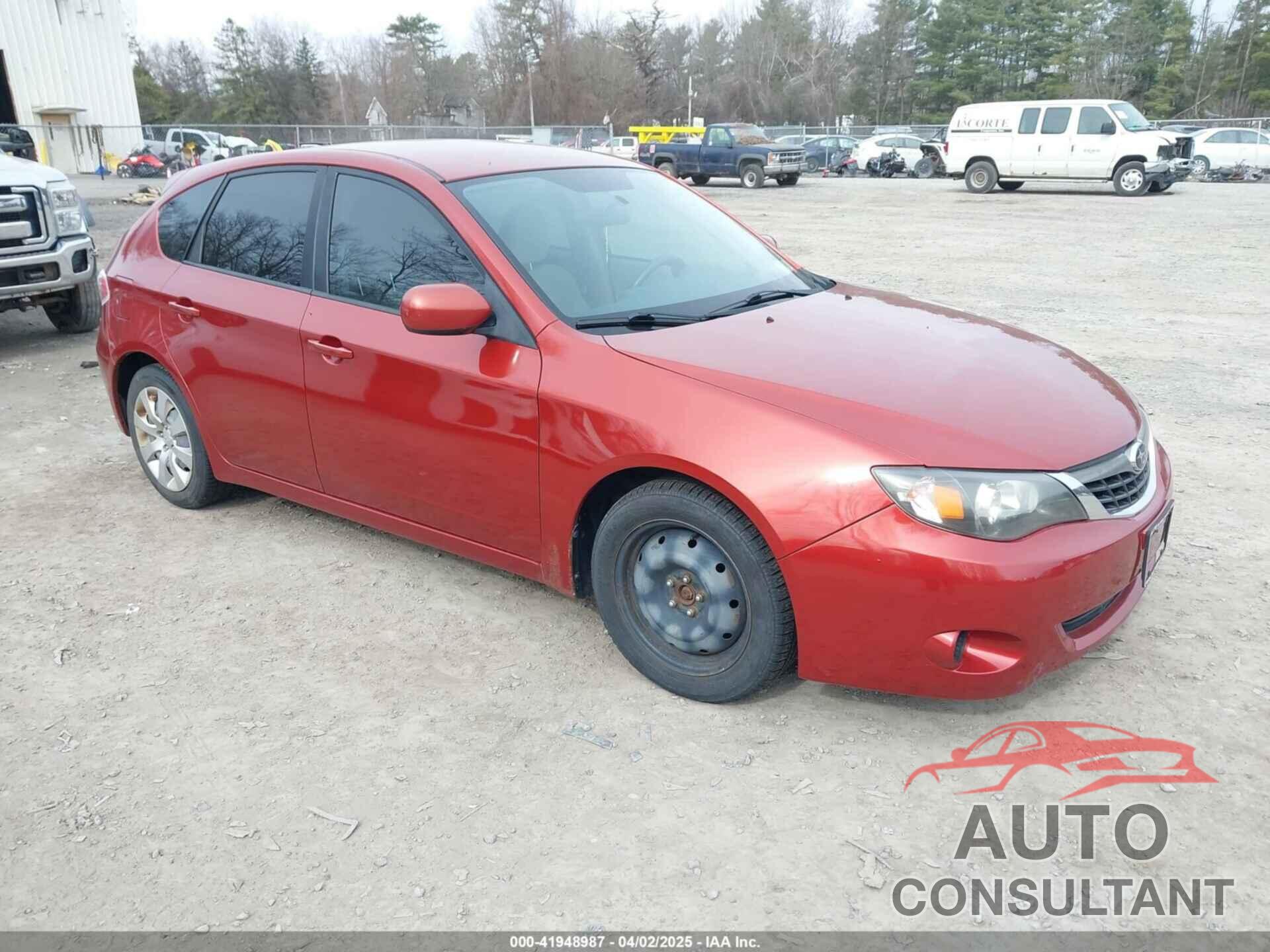 SUBARU IMPREZA 2009 - JF1GH61649H808515