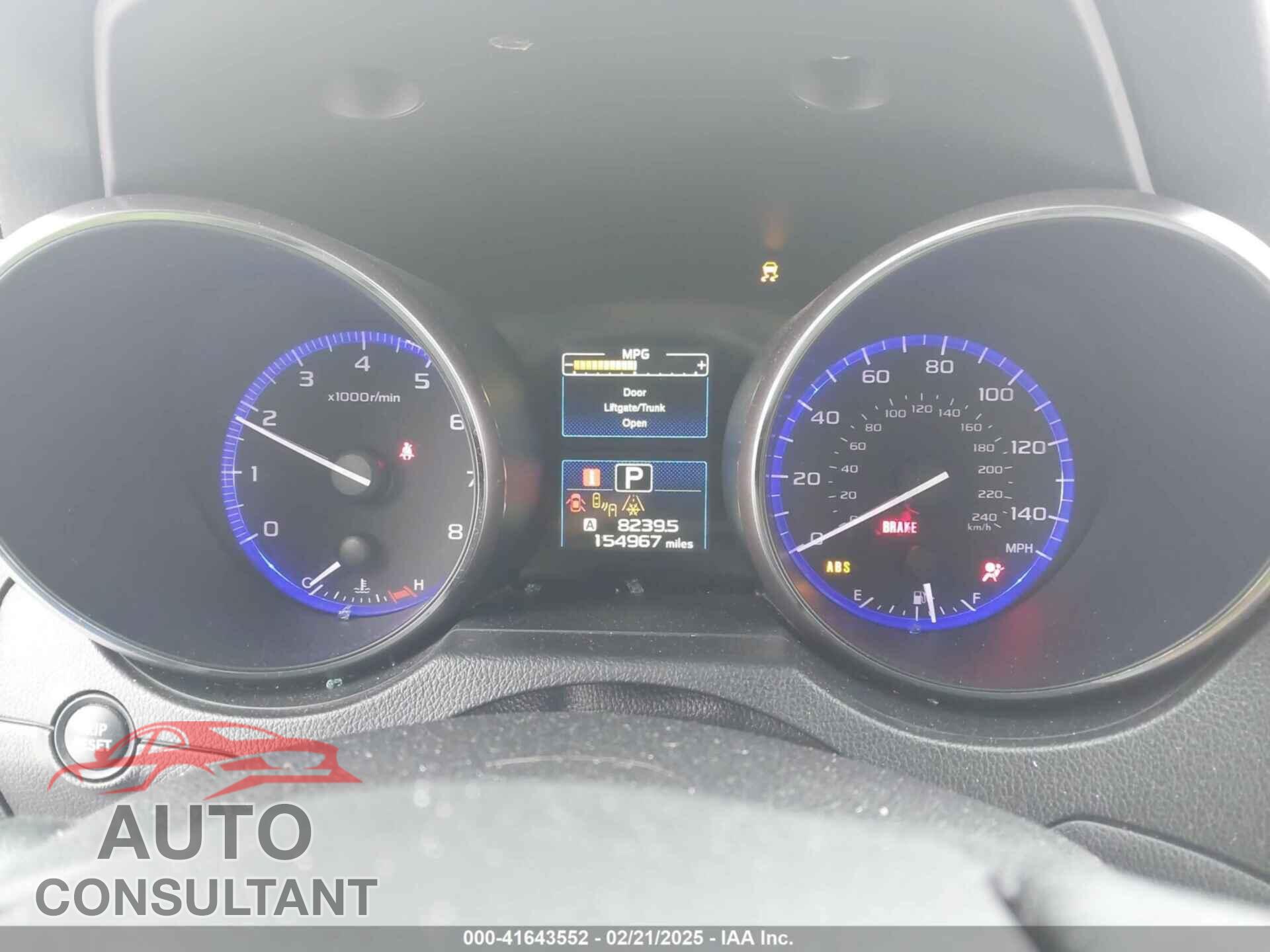 SUBARU OUTBACK 2015 - 4S4BSAJC8F3346950