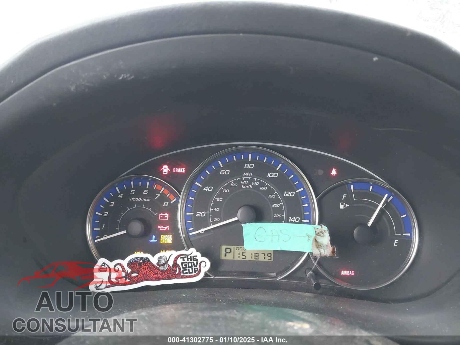 SUBARU FORESTER 2011 - JF2SHBDC4BH740268