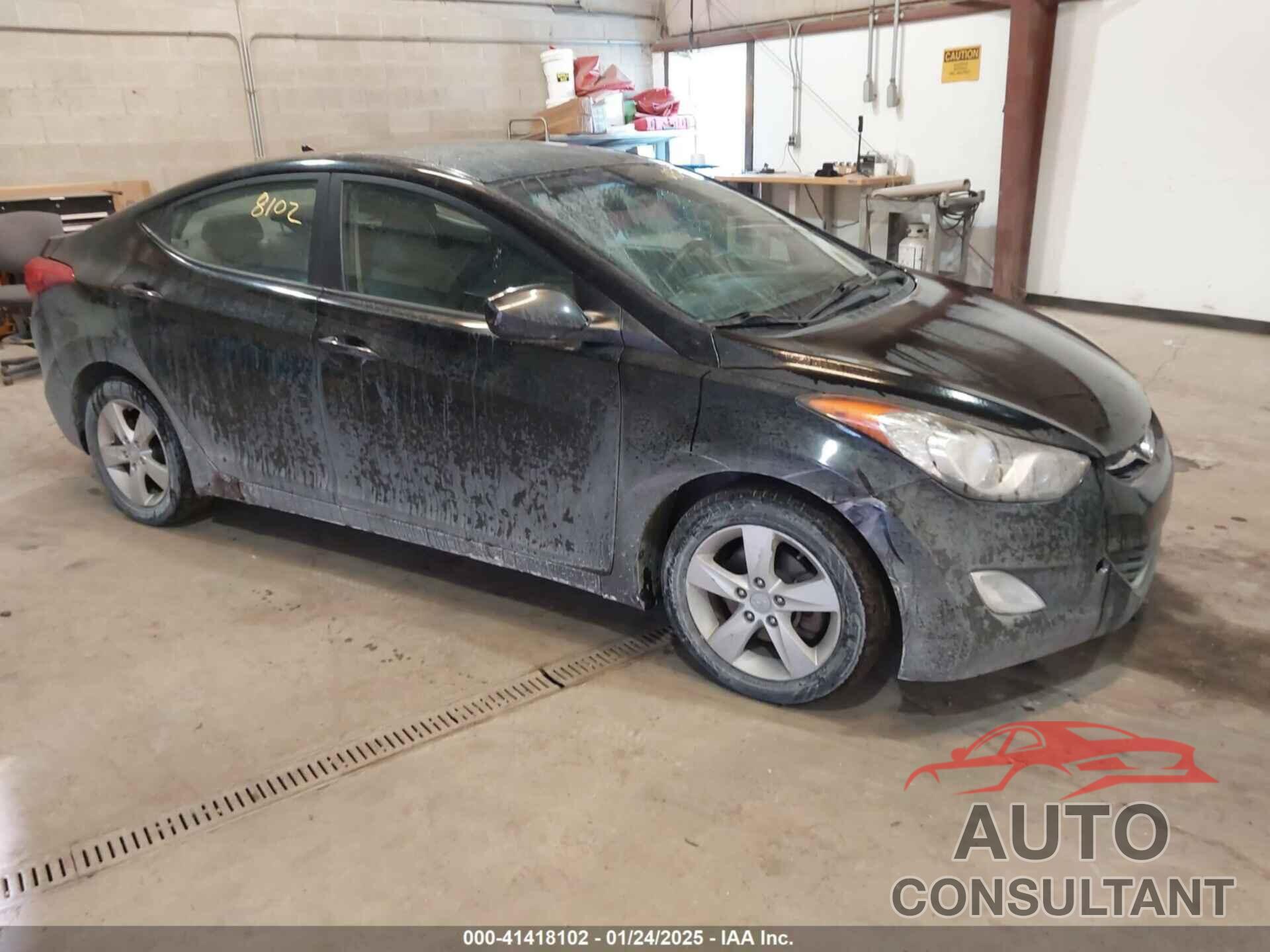 HYUNDAI ELANTRA 2013 - KMHDH4AE7DU490958