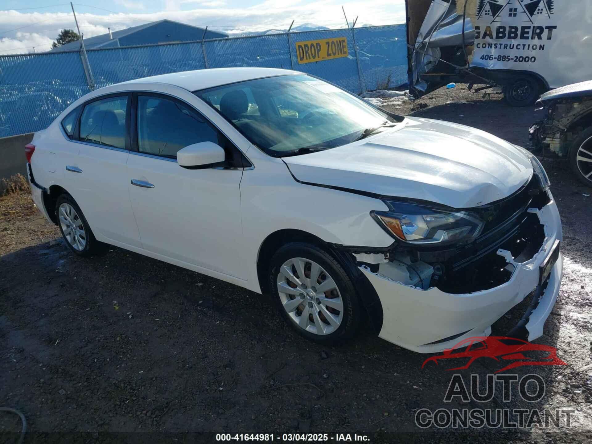 NISSAN SENTRA 2019 - 3N1AB7AP9KY202706