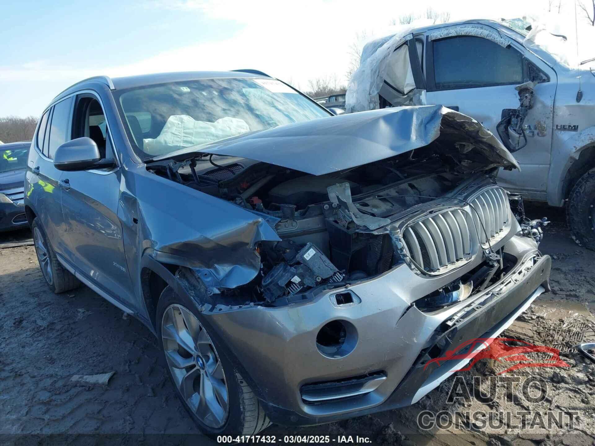 BMW X3 2016 - 5UXWX9C54G0D94227