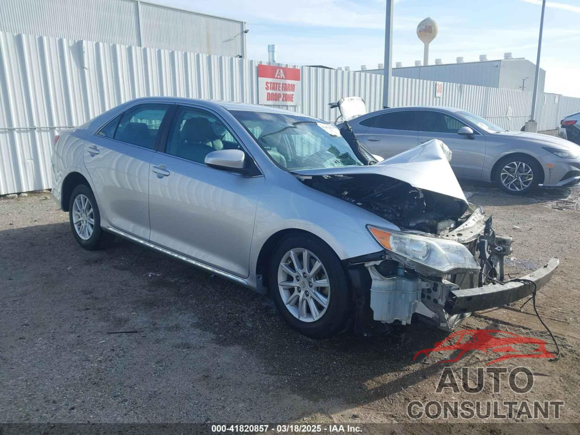 TOYOTA CAMRY 2012 - 4T1BF1FK3CU134385