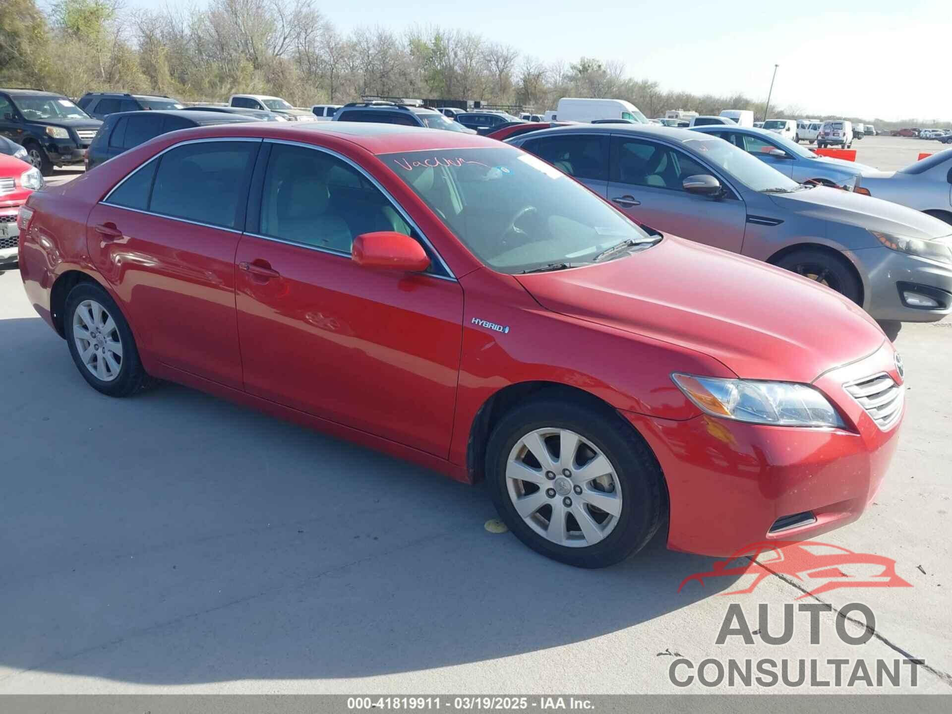 TOYOTA CAMRY HYBRID 2009 - 4T1BB46KX9U108209