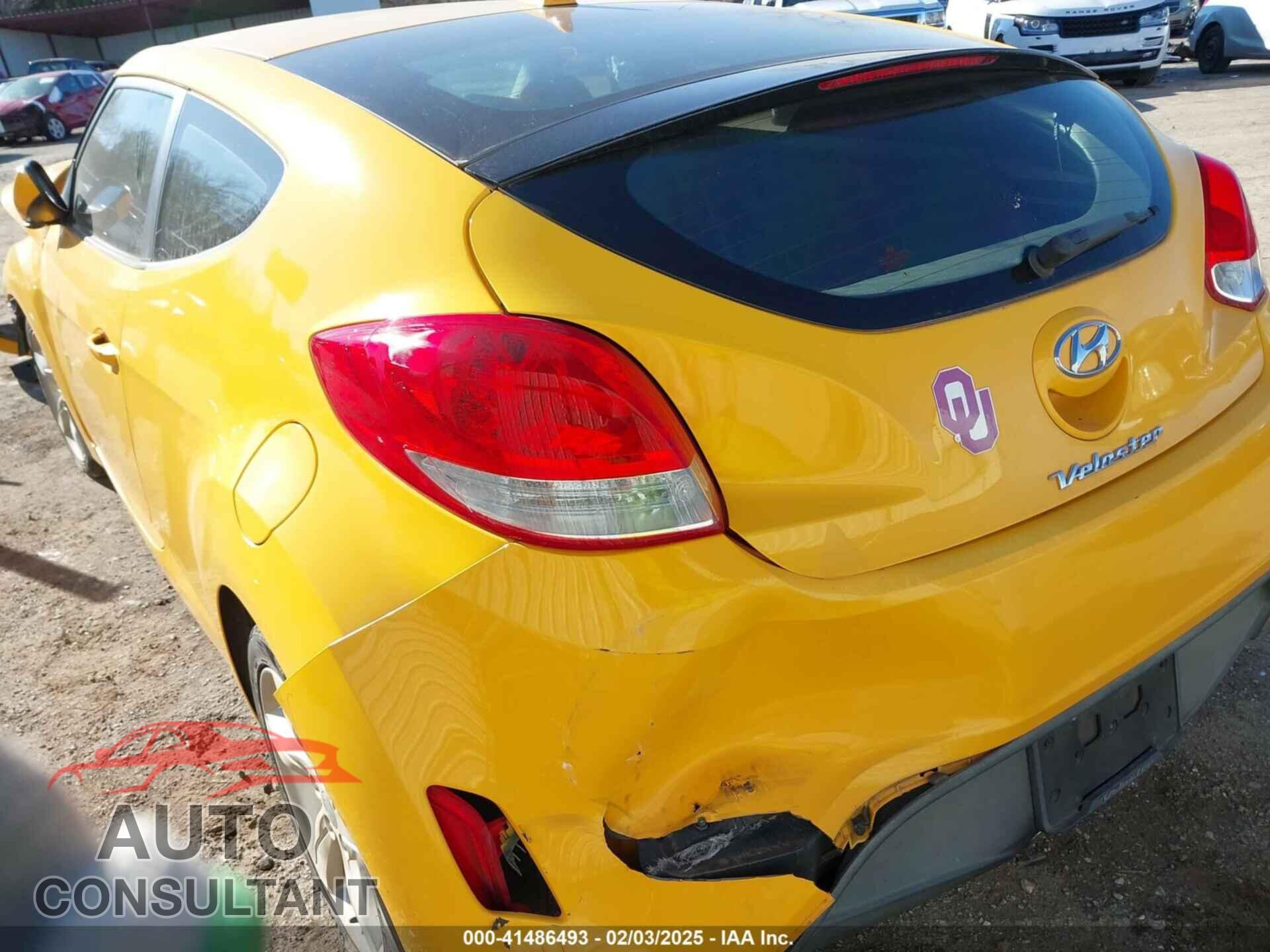 HYUNDAI VELOSTER 2012 - KMHTC6AD9CU065088