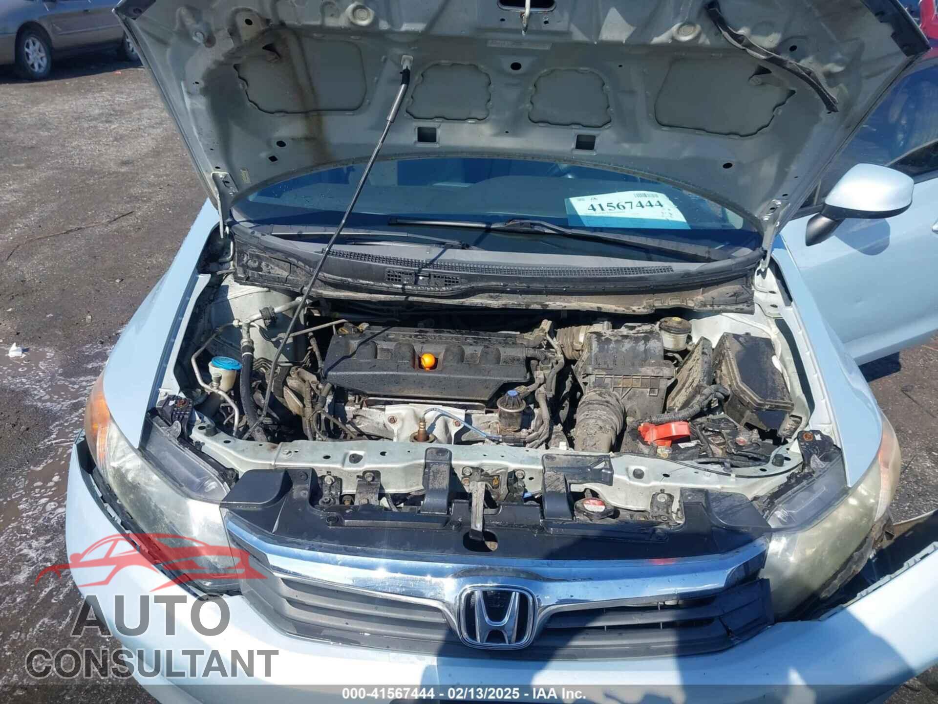 HONDA CIVIC 2012 - 19XFB2F52CE011824
