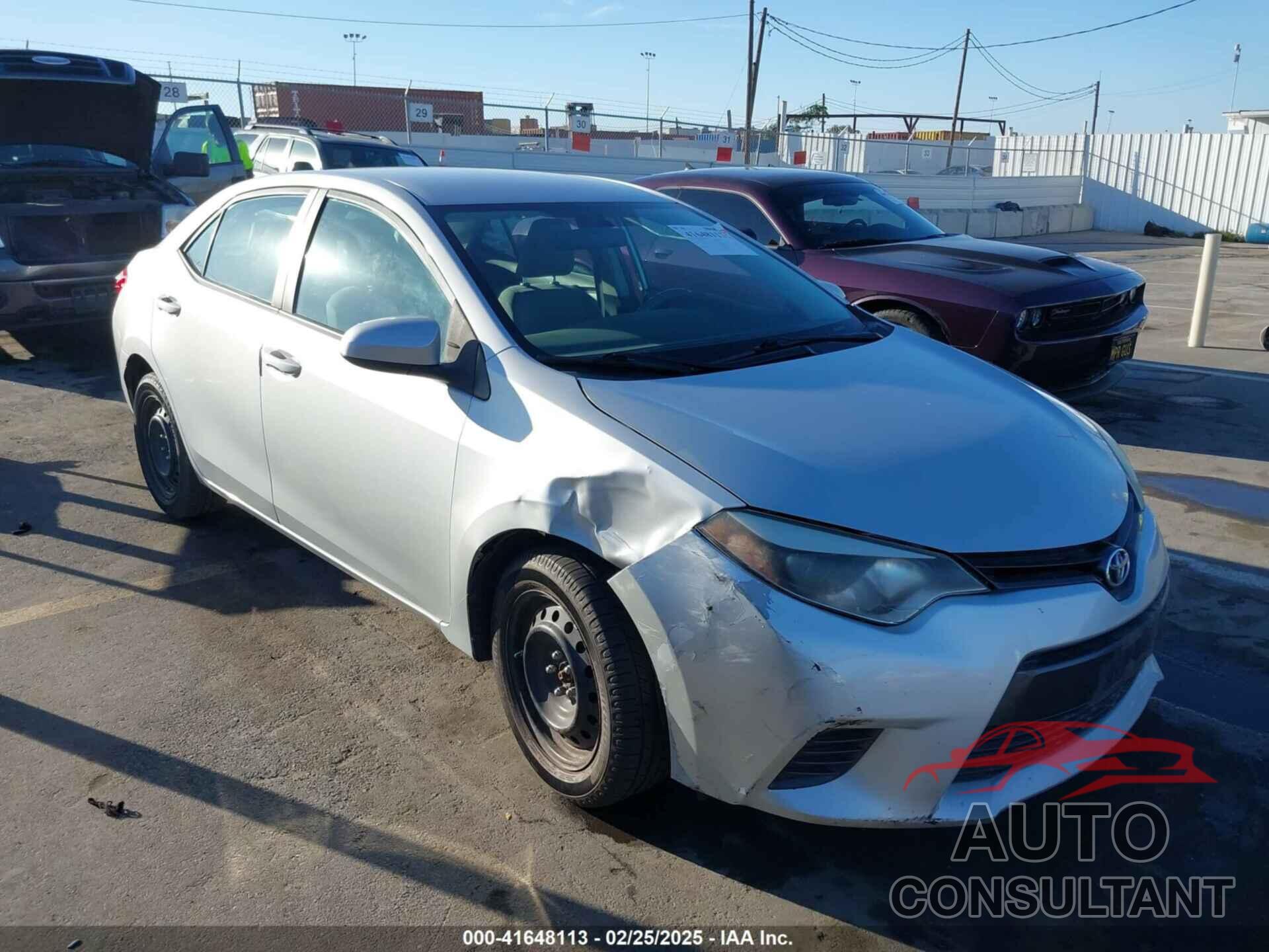 TOYOTA COROLLA 2015 - 5YFBURHE9FP330414