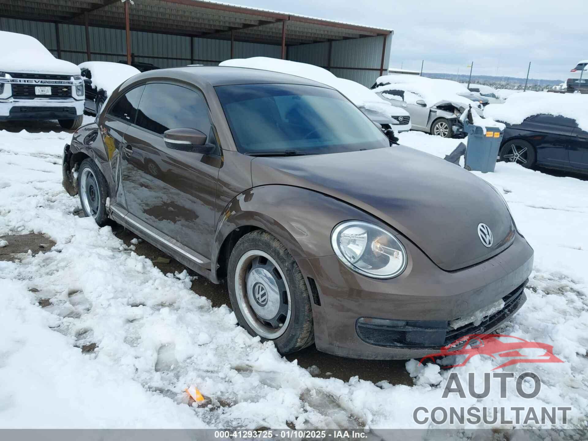 VOLKSWAGEN BEETLE 2012 - 3VWJP7AT2CM630201