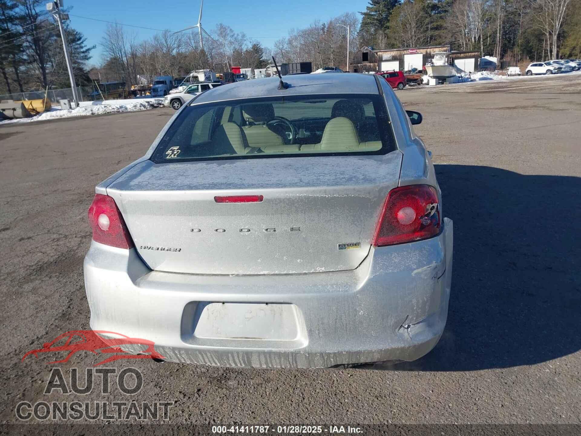 DODGE AVENGER 2011 - 1B3BD2FG4BN598419