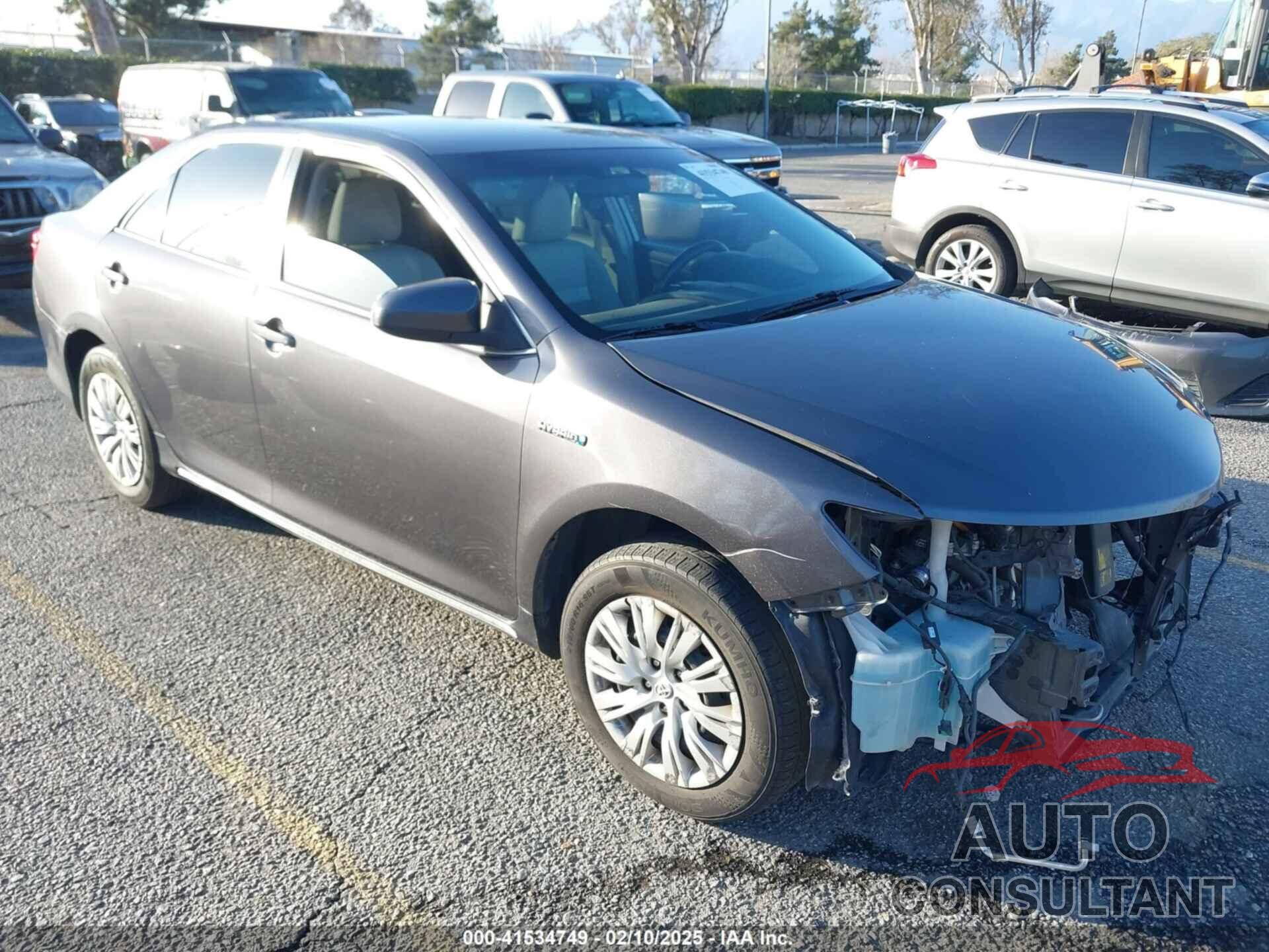 TOYOTA CAMRY HYBRID 2014 - 4T1BD1FK6EU141095
