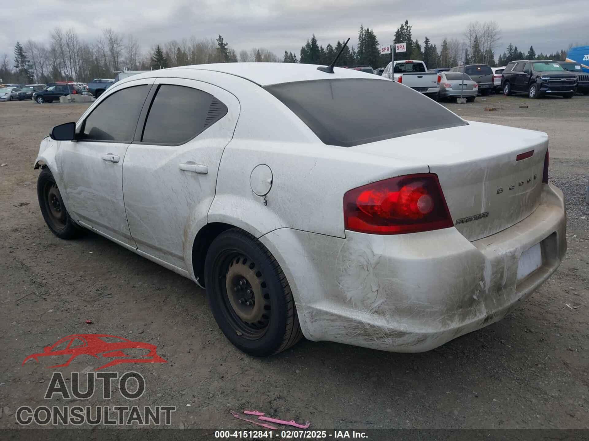 DODGE AVENGER 2011 - 1B3BD4FB9BN624738