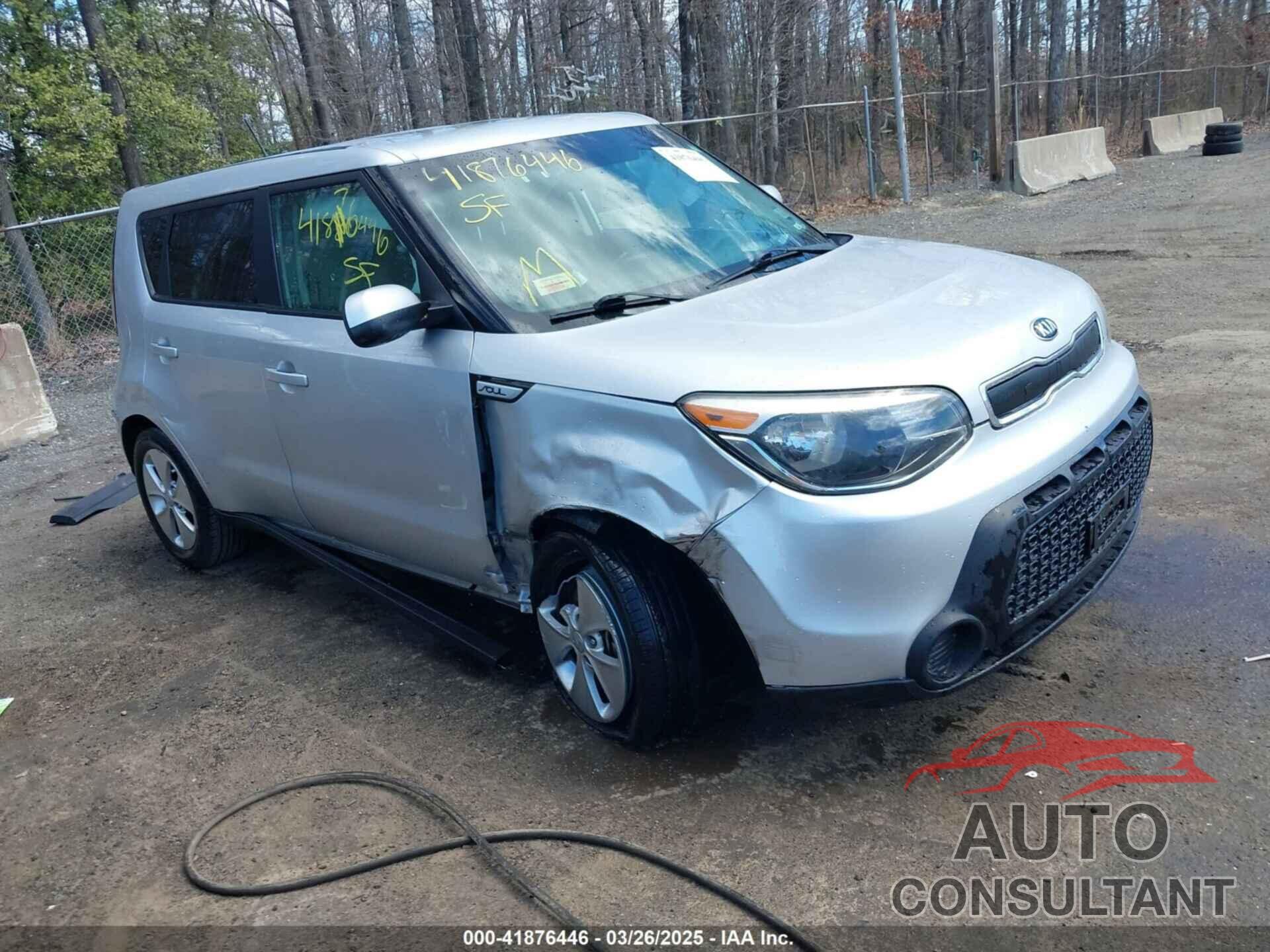 KIA SOUL 2015 - KNDJN2A21F7809654