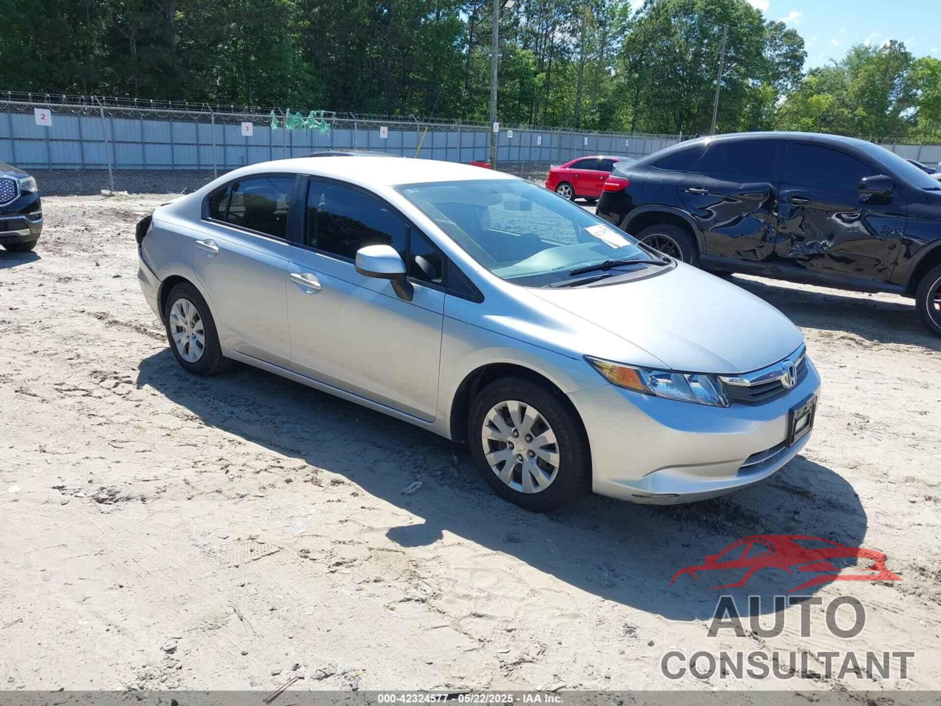 HONDA CIVIC 2012 - 2HGFB2F57CH602477