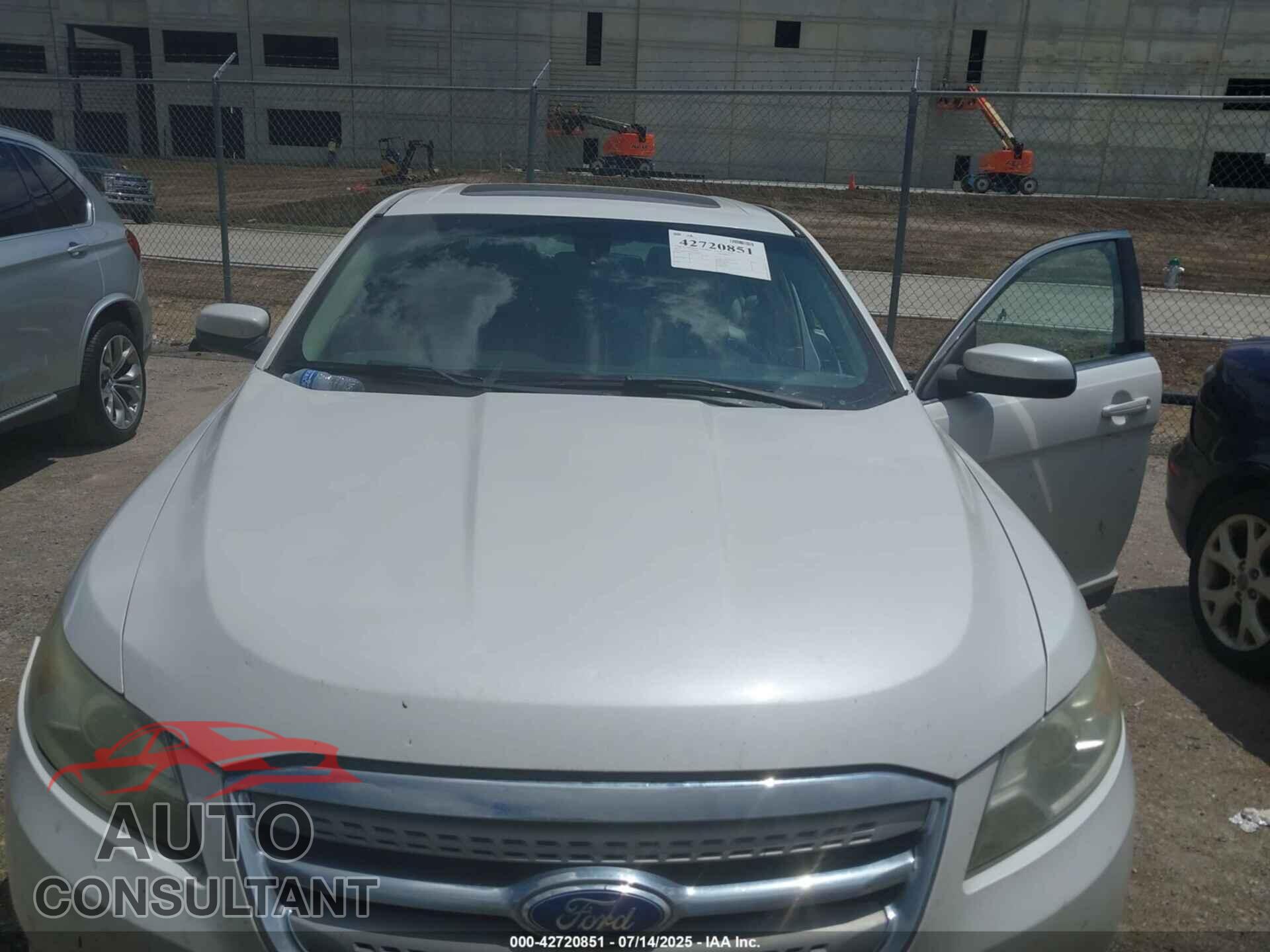 FORD TAURUS 2012 - 1FAHP2EW9CG100512