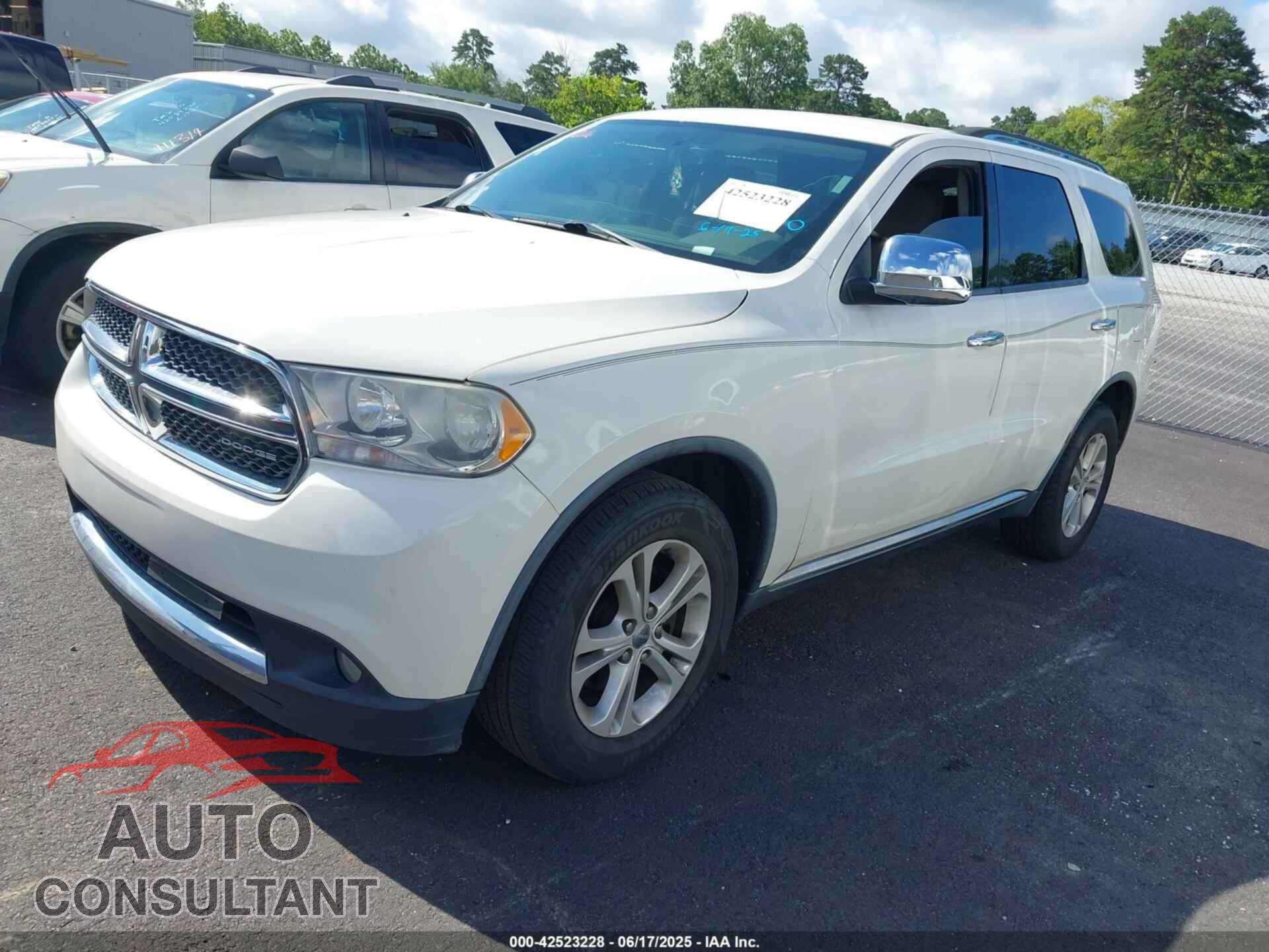 DODGE DURANGO 2012 - 1C4RDHAG0CC212597
