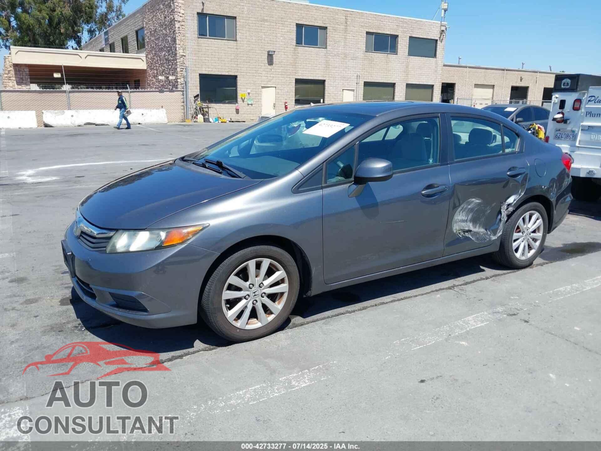 HONDA CIVIC 2012 - 19XFB2F83CE349128