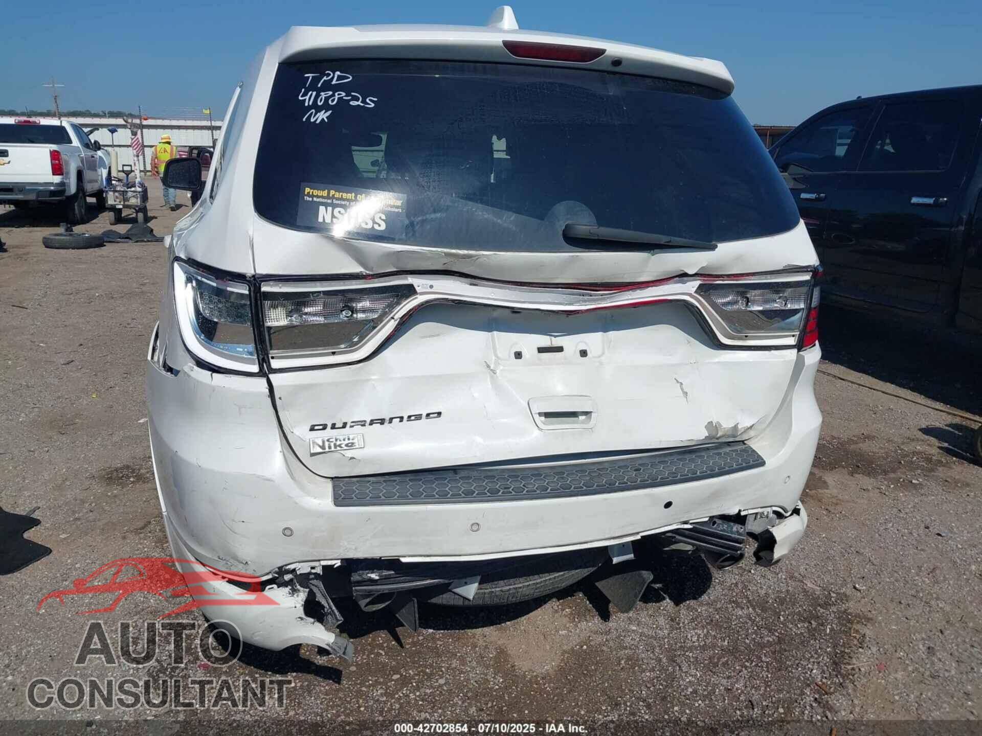 DODGE DURANGO 2019 - 1C4RDHAG0KC847561
