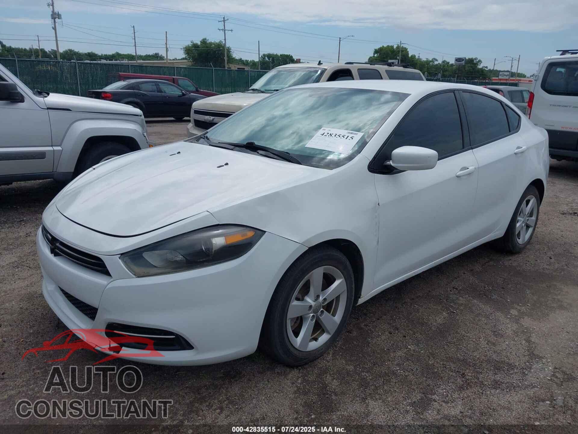 DODGE DART 2015 - 1C3CDFBB4FD373826