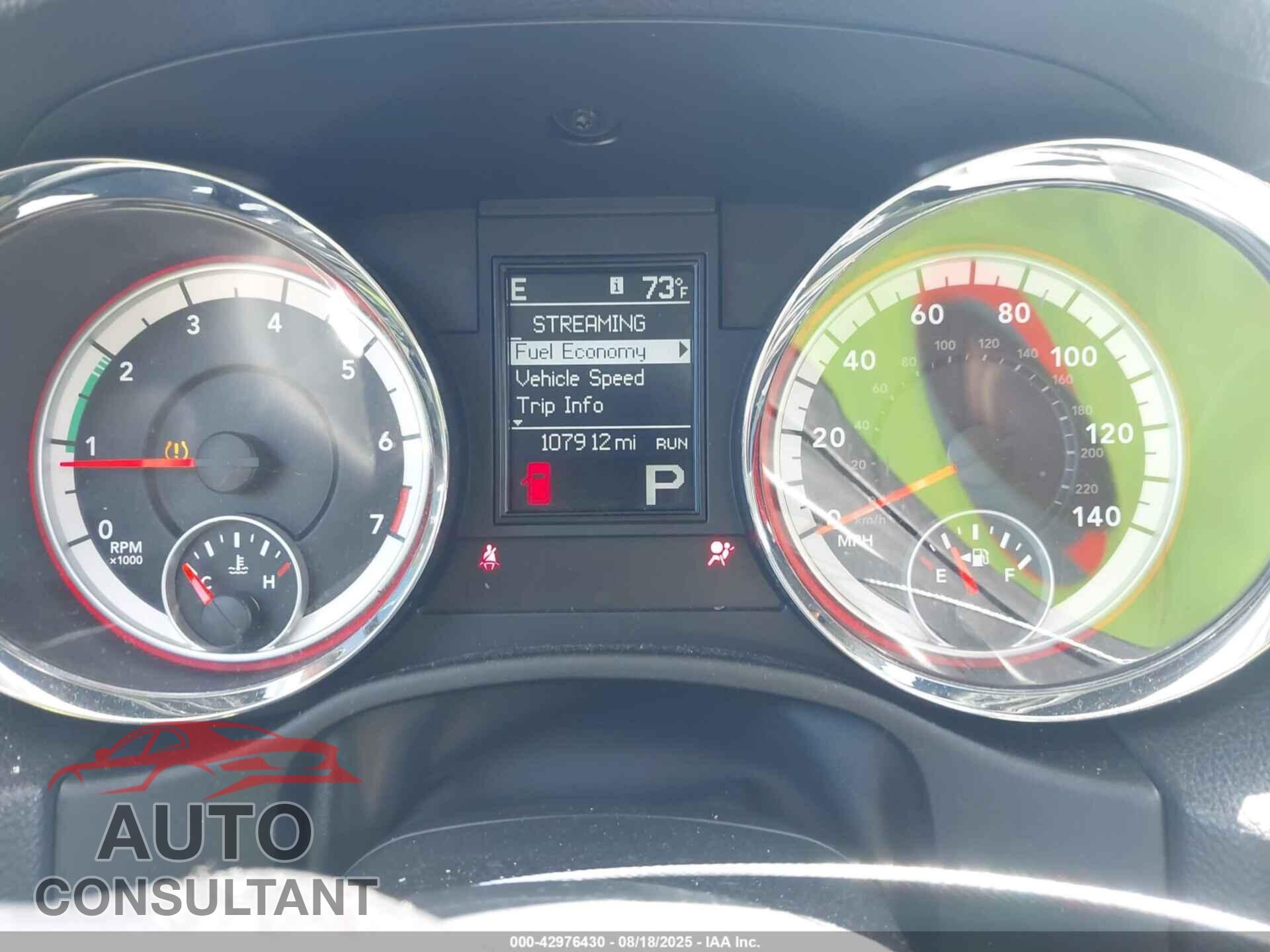 DODGE DURANGO 2012 - 1C4RDJAG0CC112734