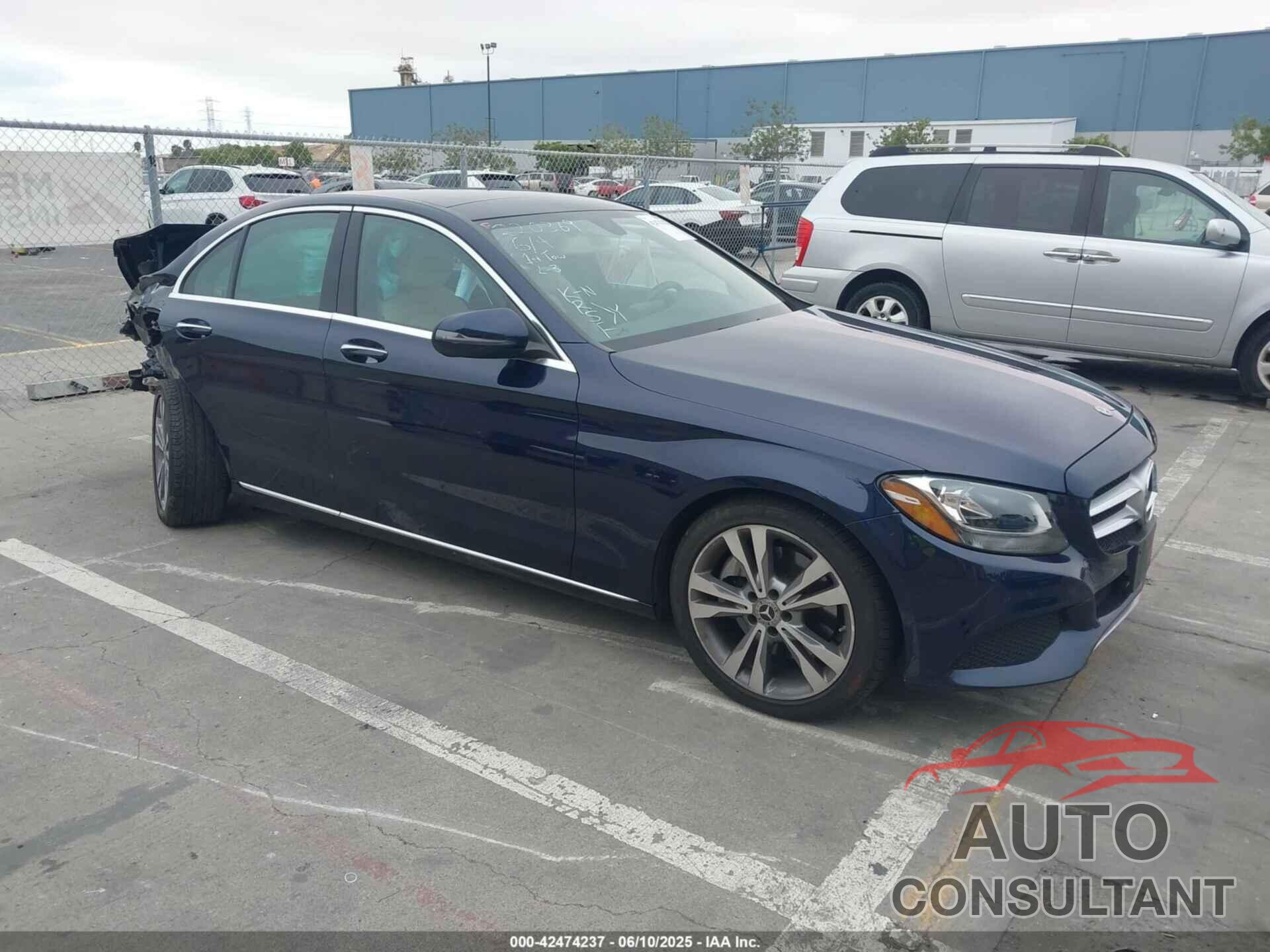 MERCEDES-BENZ C 300 2018 - WDDWF4JB5JR416368