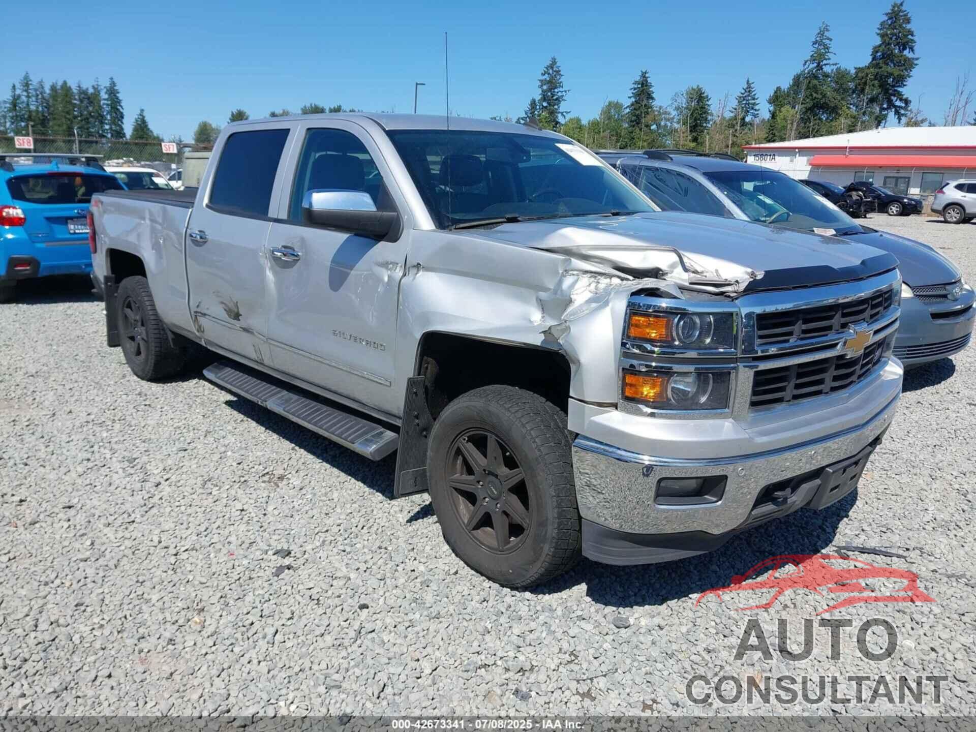CHEVROLET SILVERADO 1500 2014 - 1GCUKSEC4EF197043