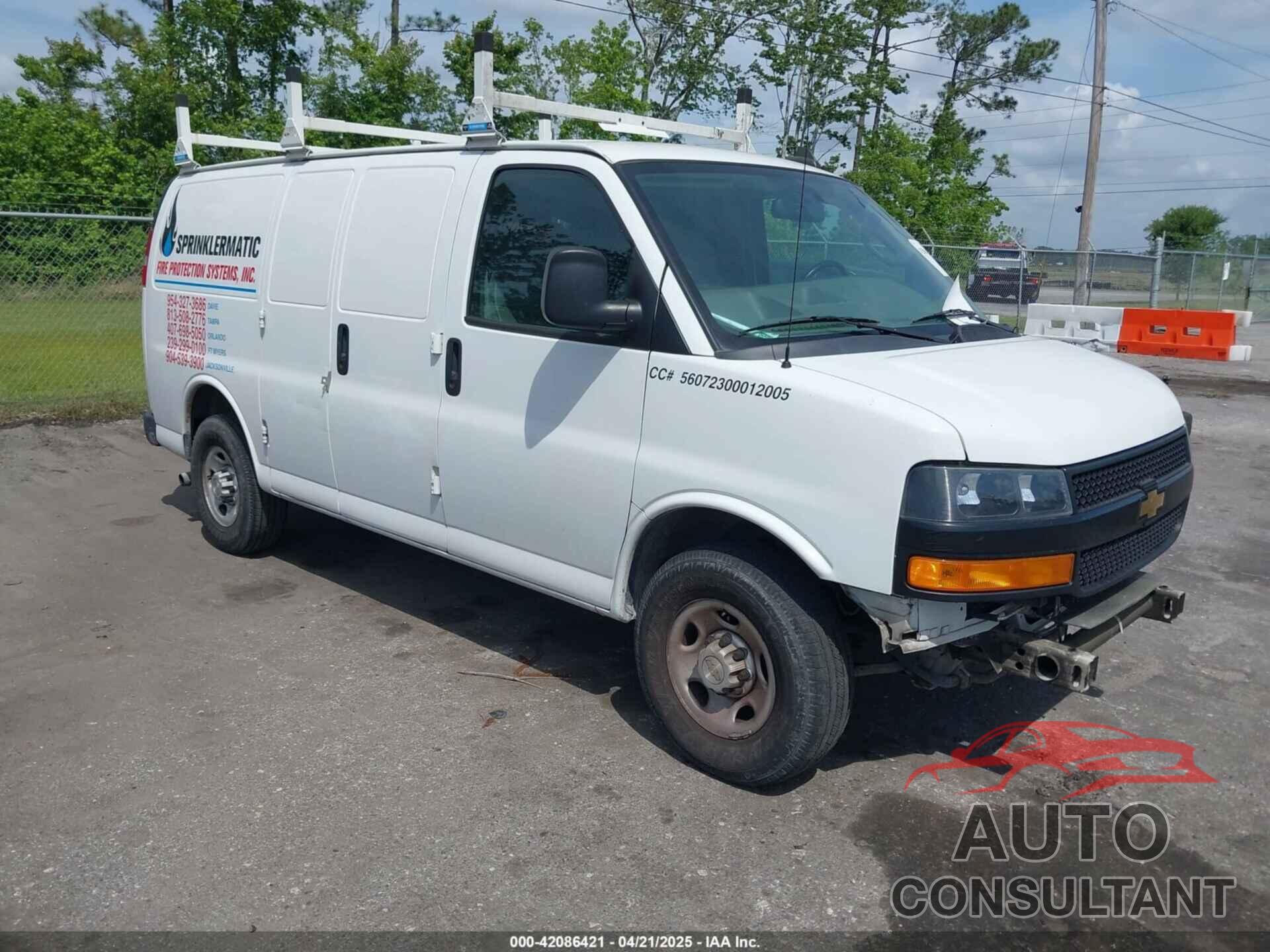 CHEVROLET EXPRESS CARGO 2020 - 1GCWGAFG4L1267494