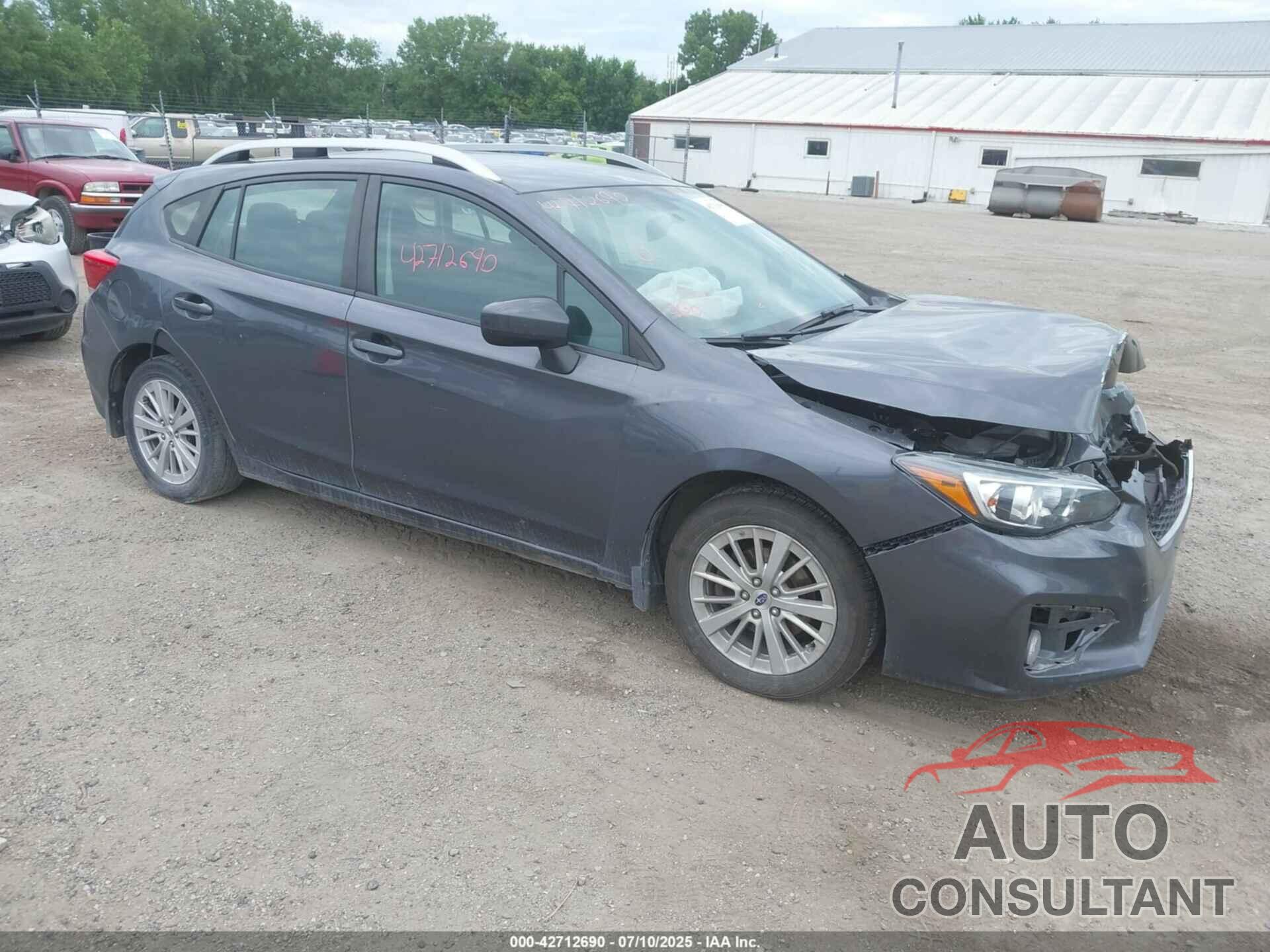 SUBARU IMPREZA 2018 - 4S3GTAD69J3718933