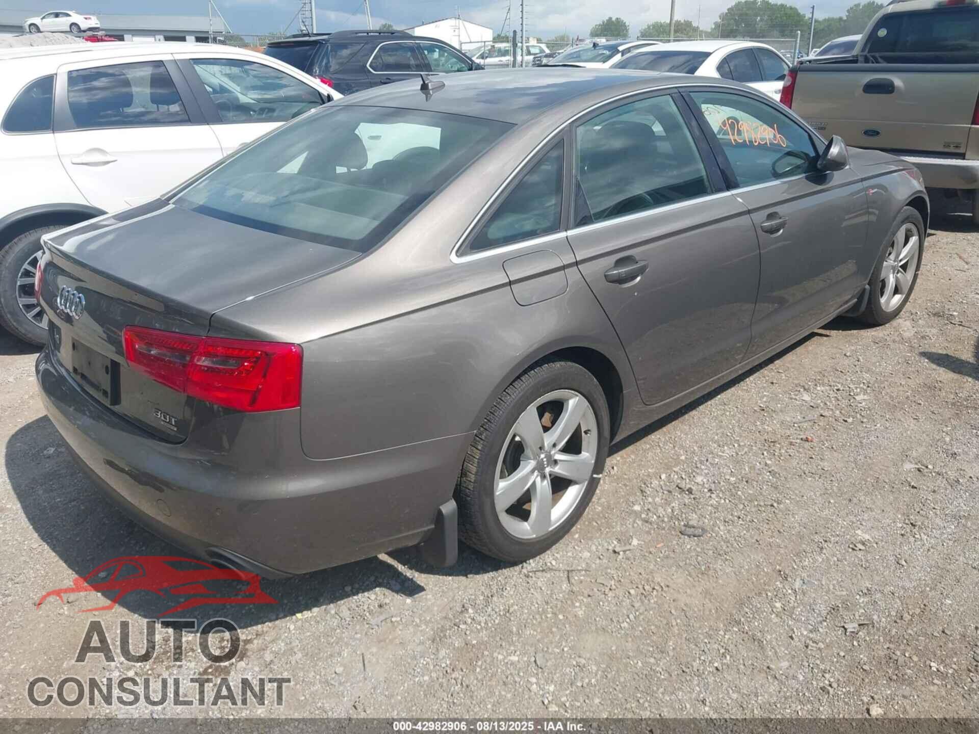 AUDI A6 2012 - WAUGGBFCXCN101526