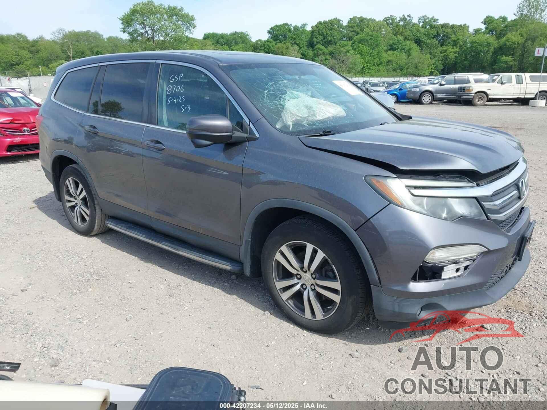 HONDA PILOT 2016 - 5FNYF6H54GB015486
