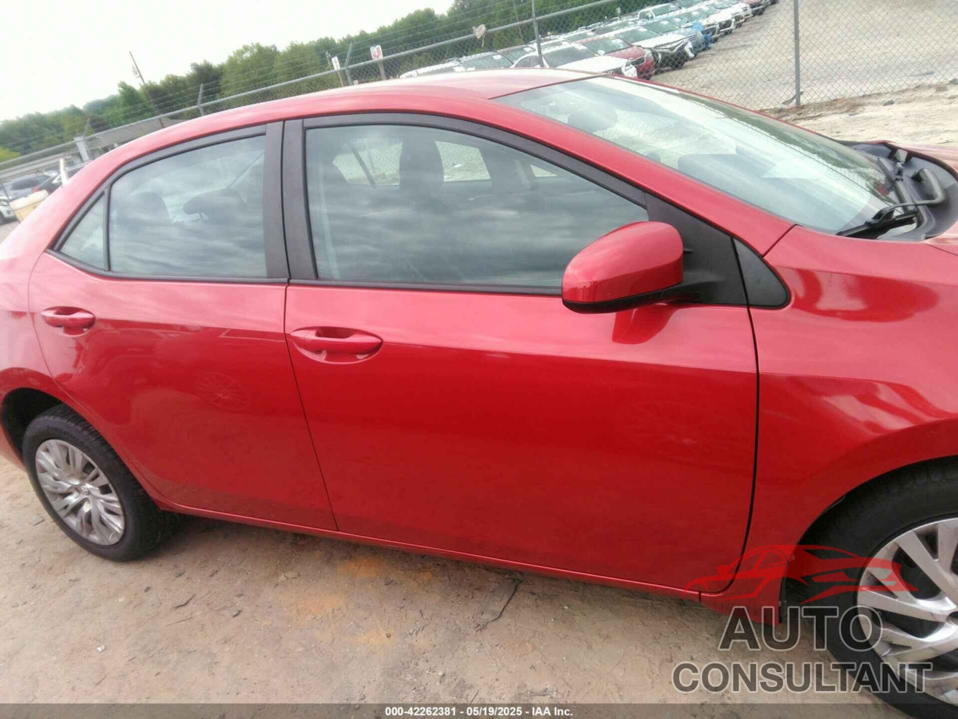 TOYOTA COROLLA 2019 - 2T1BURHE0KC212830