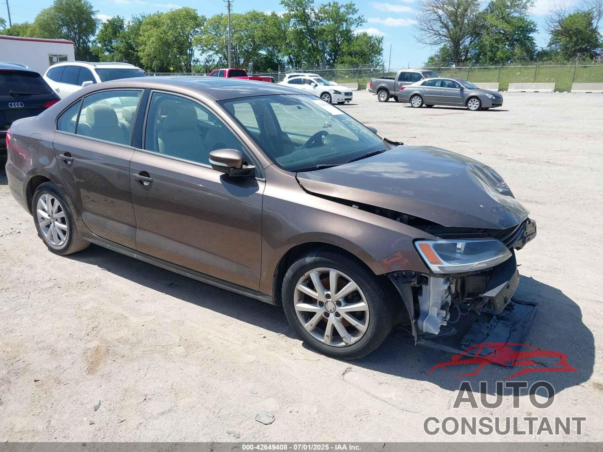 VOLKSWAGEN JETTA 2012 - 3VWDX7AJ9CM304245