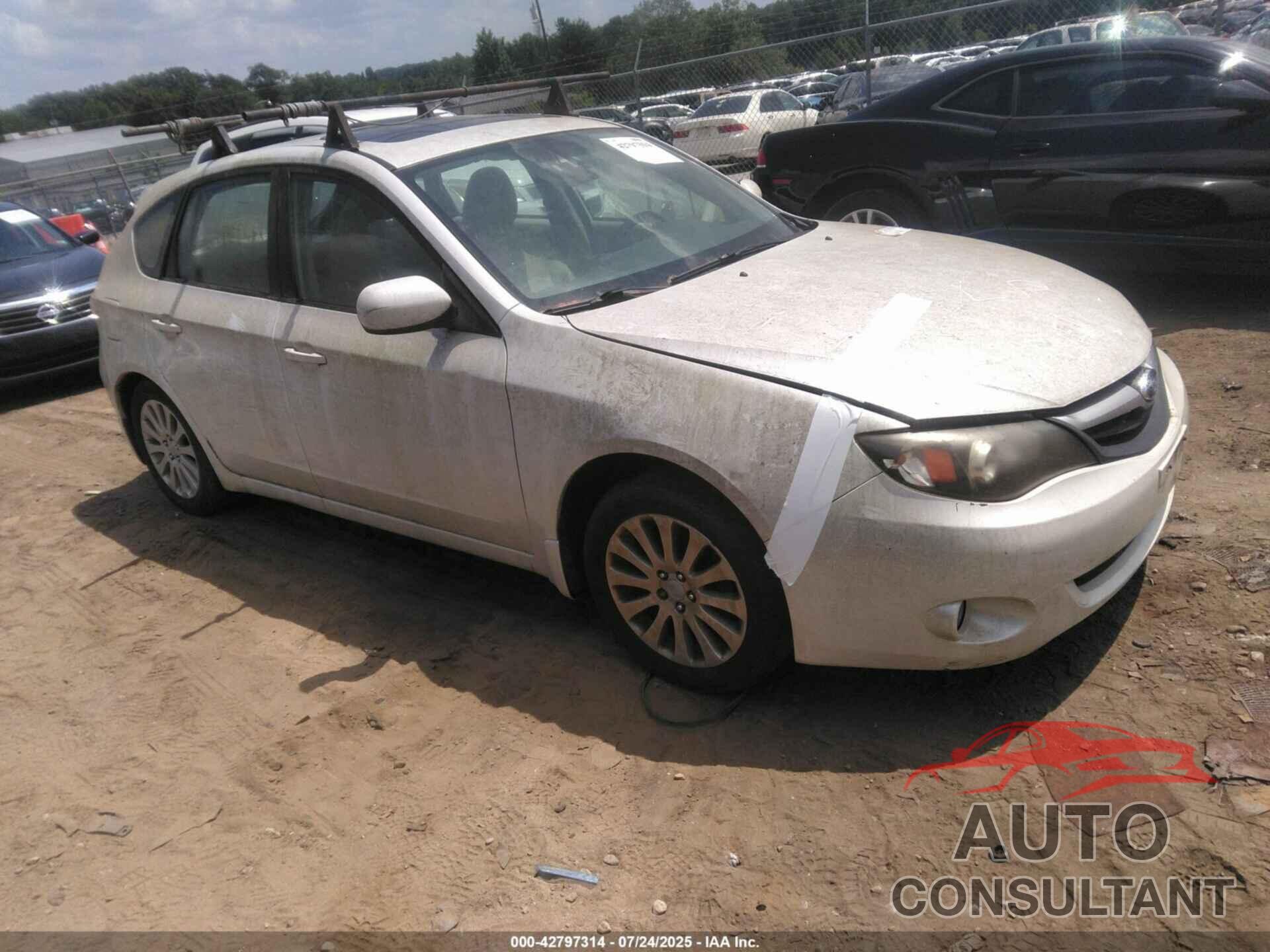SUBARU IMPREZA 2011 - JF1GH6B64BH822337