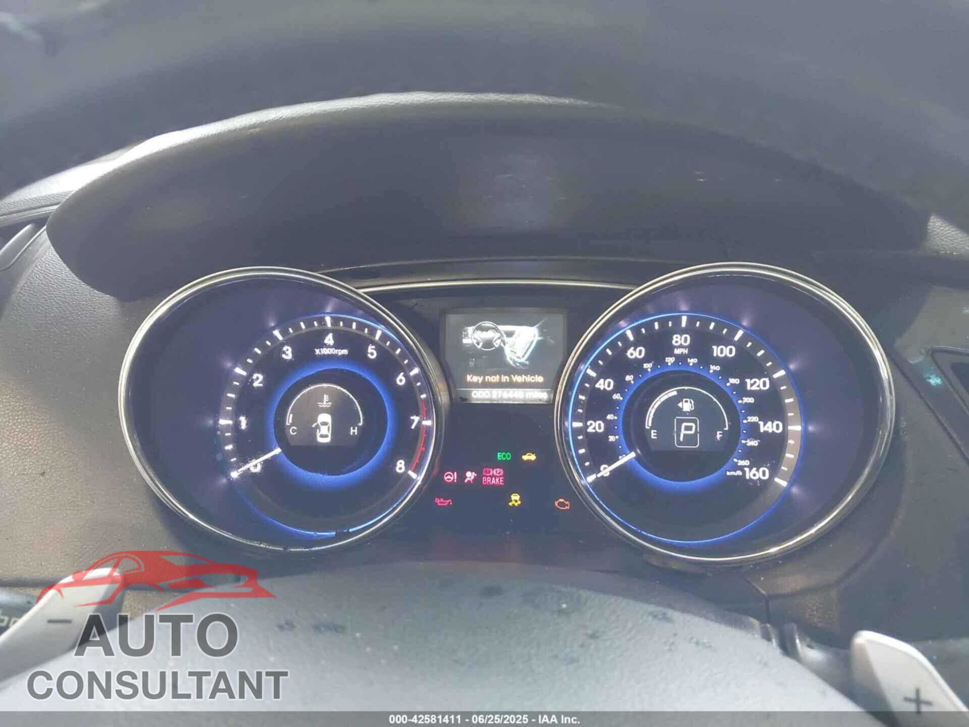 HYUNDAI SONATA 2014 - 5NPEC4AC8EH867377