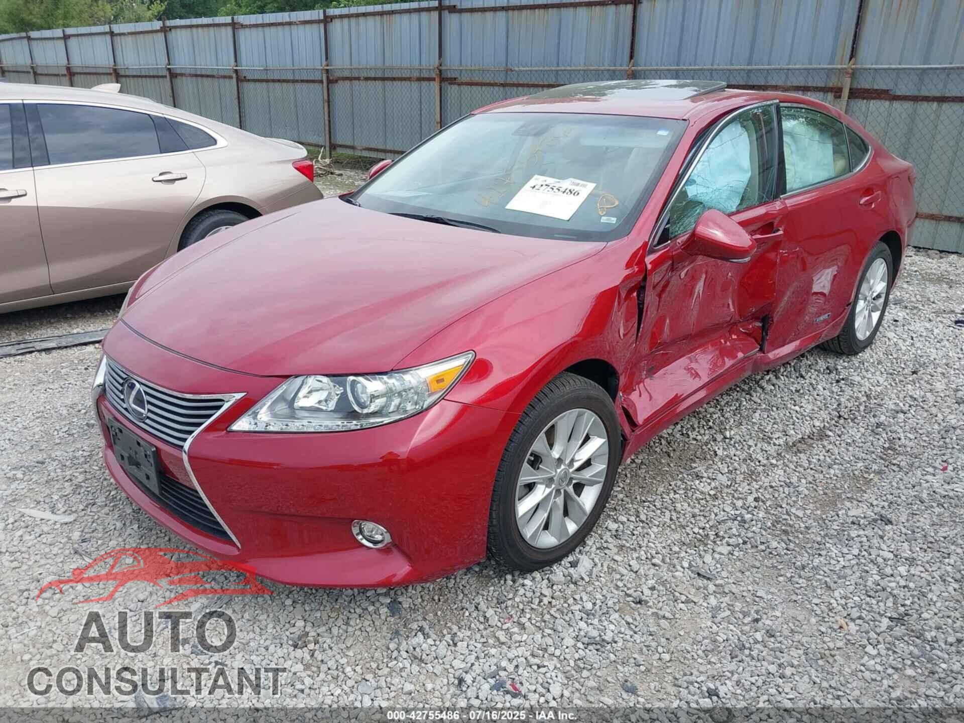 LEXUS ES 2014 - JTHBW1GG3E2044293