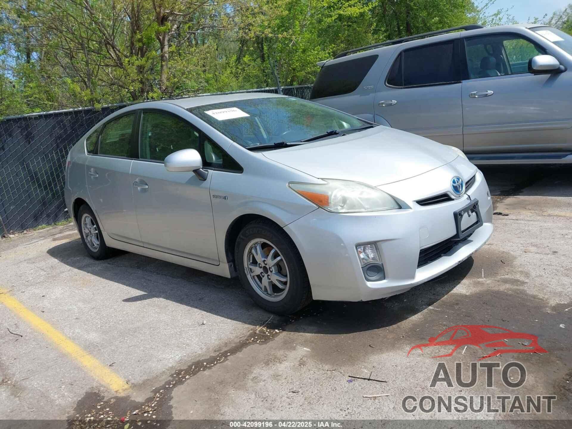 TOYOTA PRIUS 2011 - JTDKN3DU7B5304554