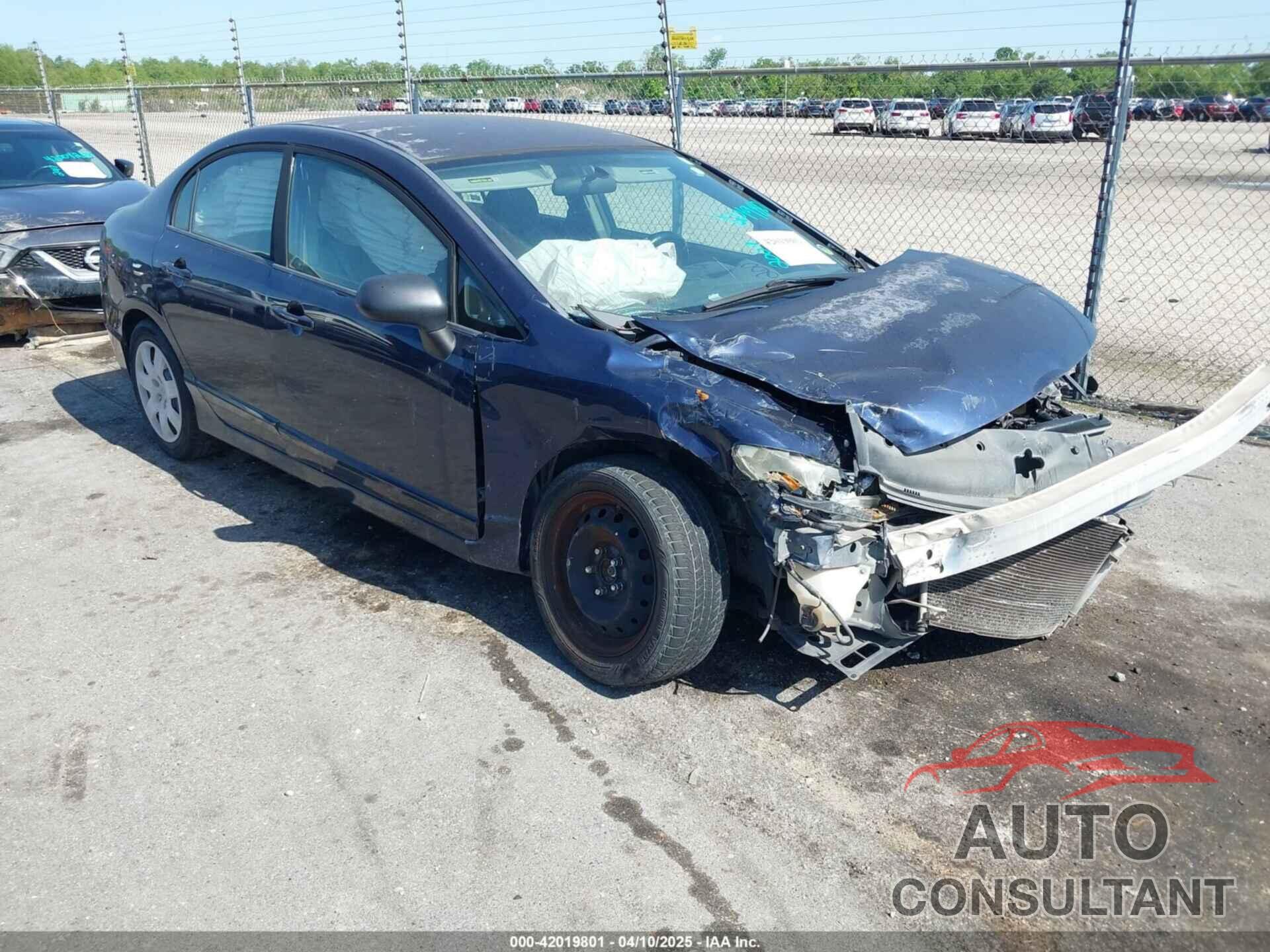 HONDA CIVIC 2009 - 19XFA16559E001665