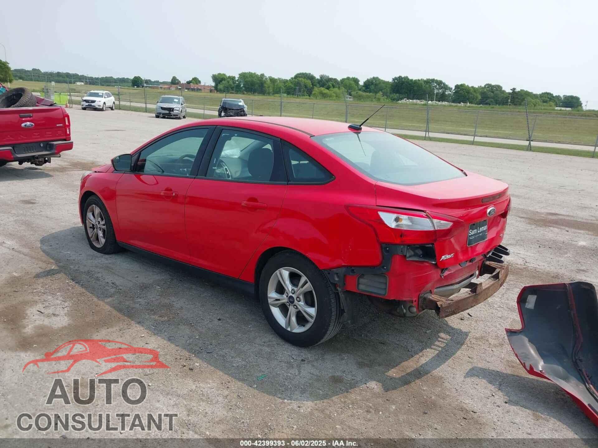 FORD FOCUS 2013 - 1FADP3F25DL314809